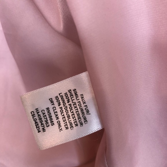 Halogen Blush Shearling Jacket Size Small - Picture 6 of 13